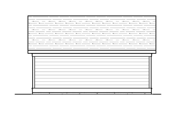Right Elevation image of GRANGER III House Plan
